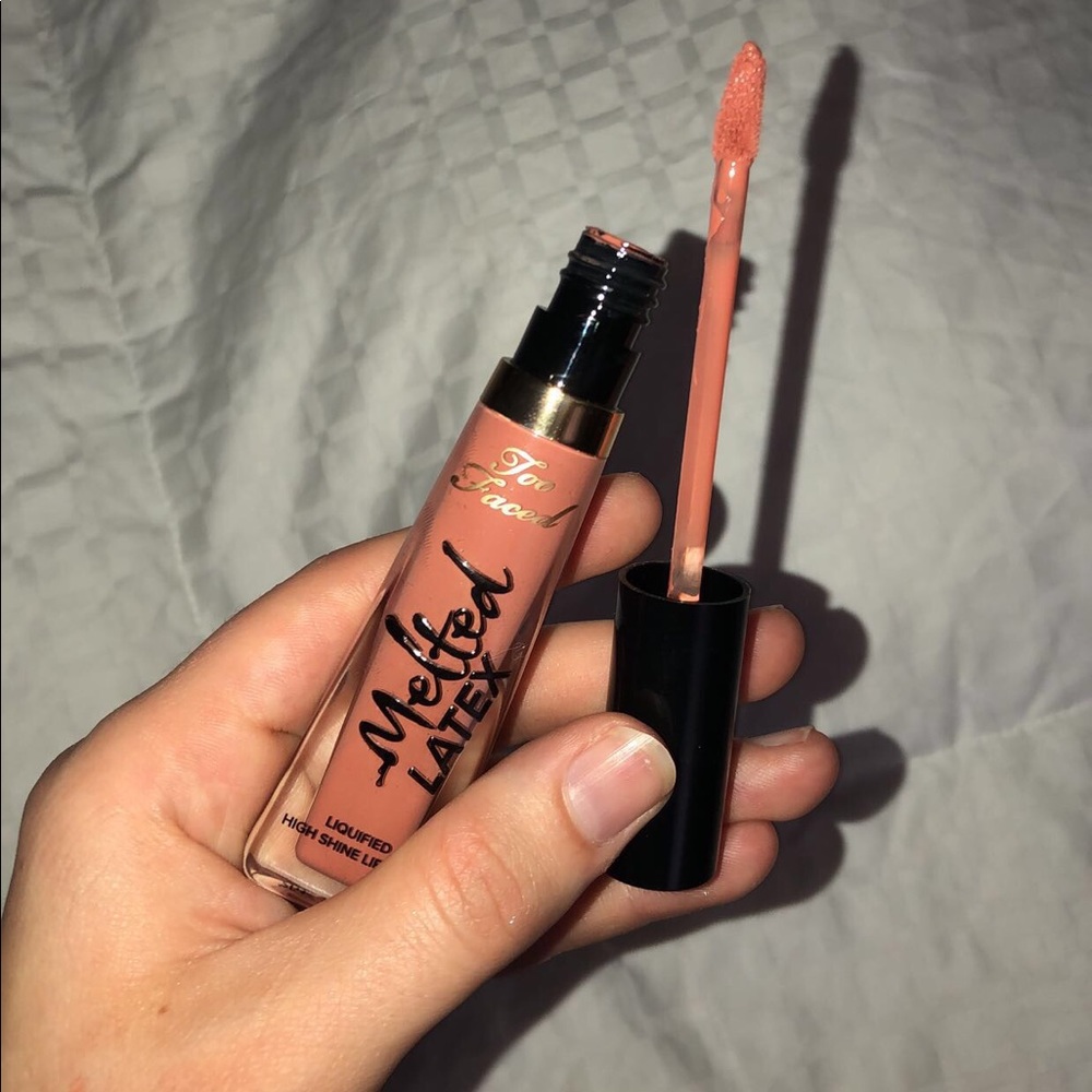 too faced melted latex-high shine lipstick